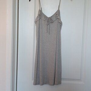 HOST PICK! Gray Anthropologie Maronie mini dress size M adjustable straps NWOT